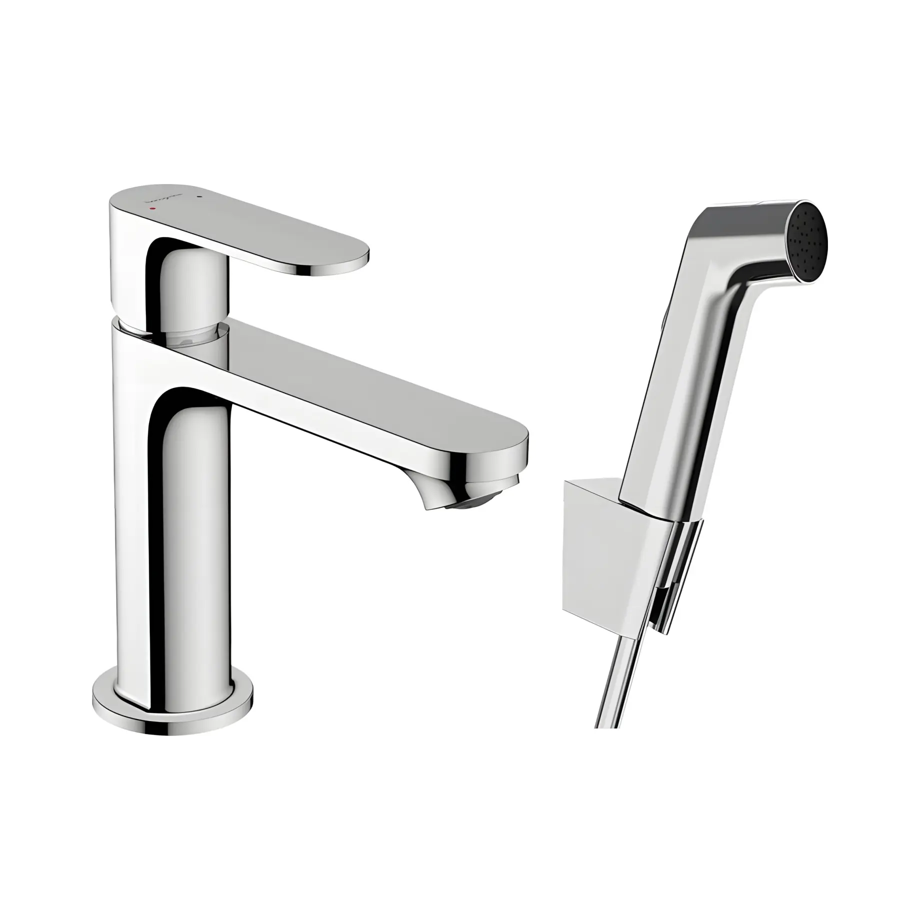 Змішувач для раковини з гігієнічним душем Rebris S