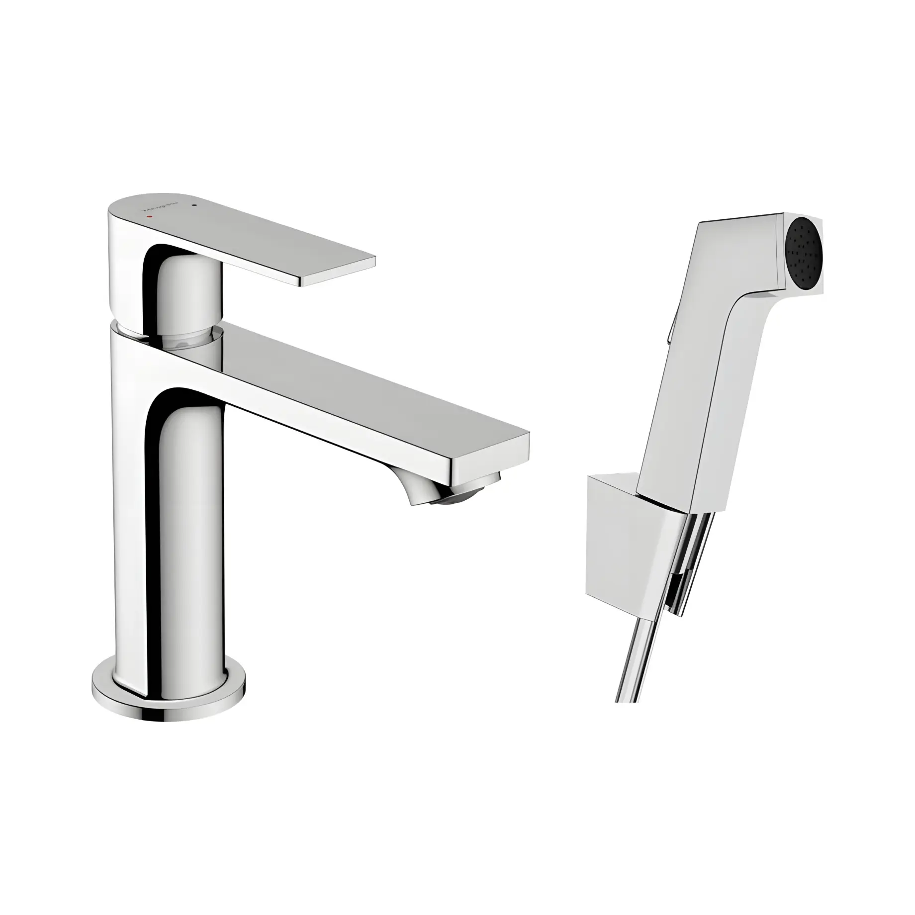 Змішувач для раковини з гігієнічним душем Rebris E