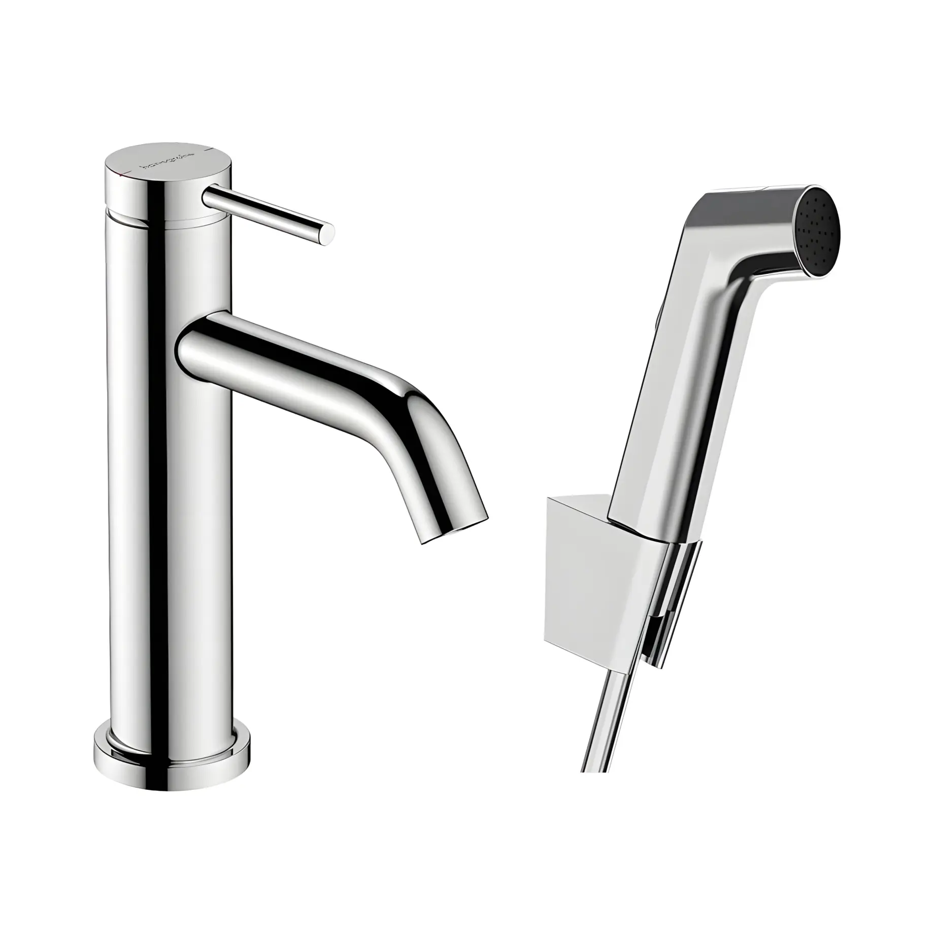 Змішувач для раковини з гігієнічним душем Tecturis S