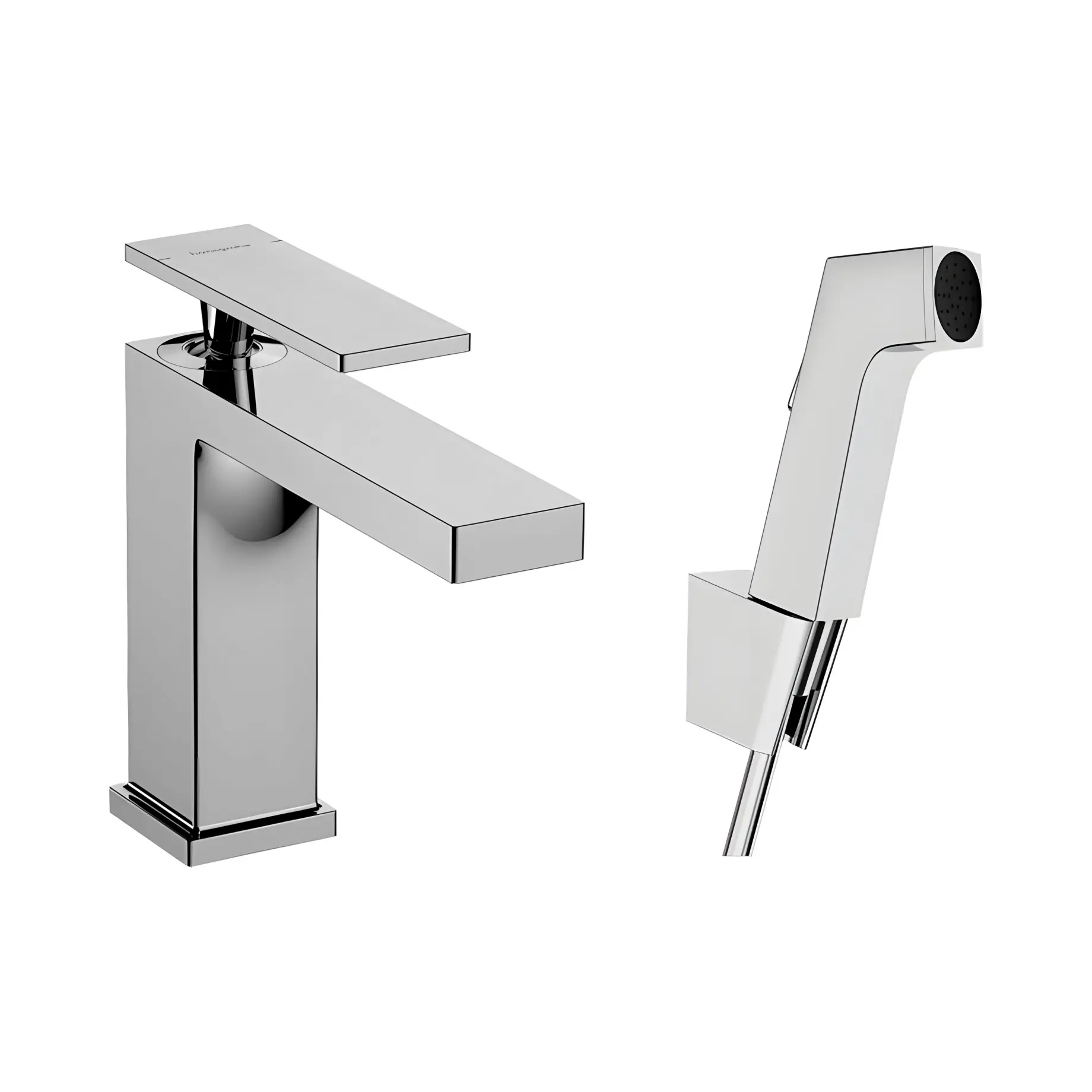 Змішувач для раковини з гігієнічним душем Tecturis E