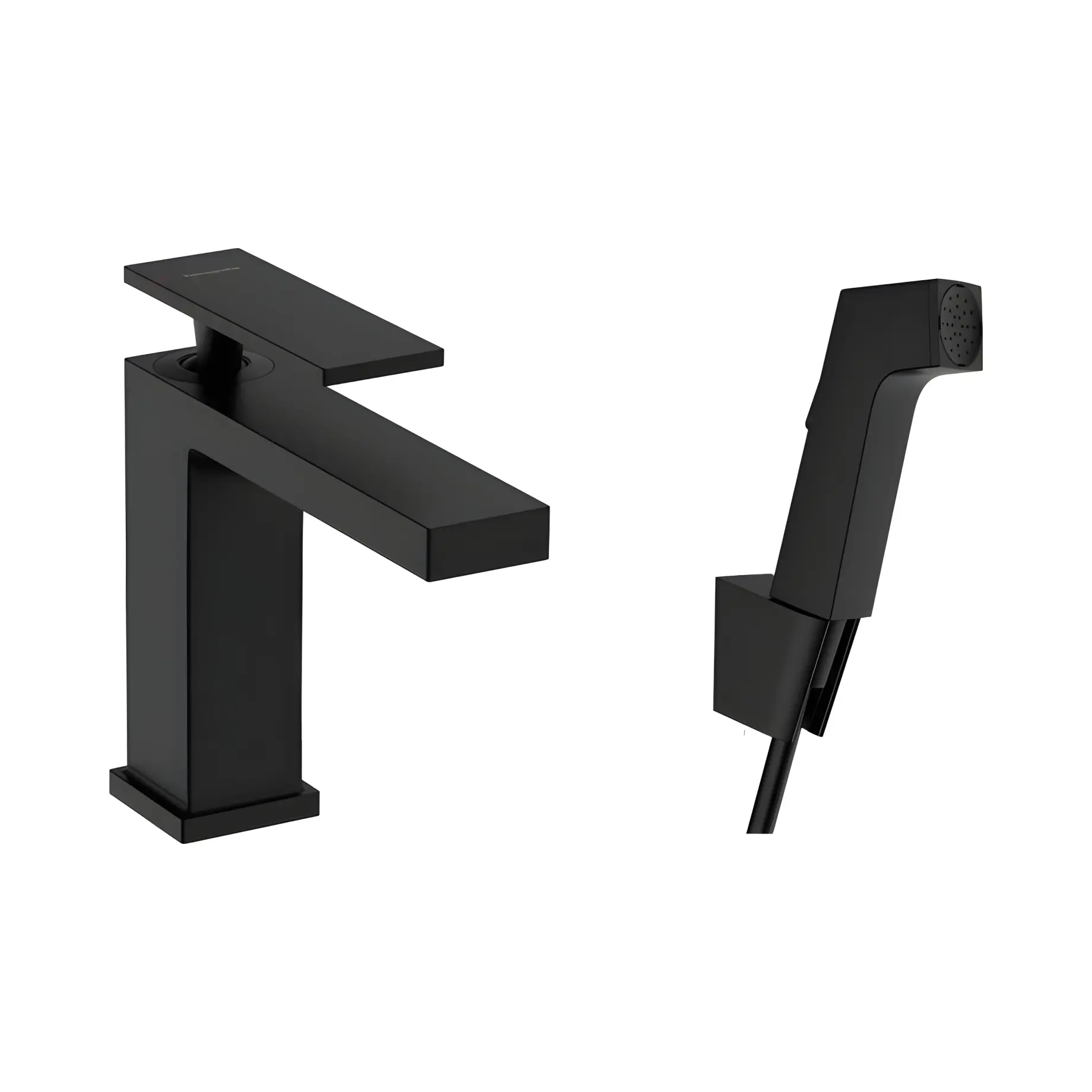 Змішувач для раковини з гігієнічним душем Tecturis E