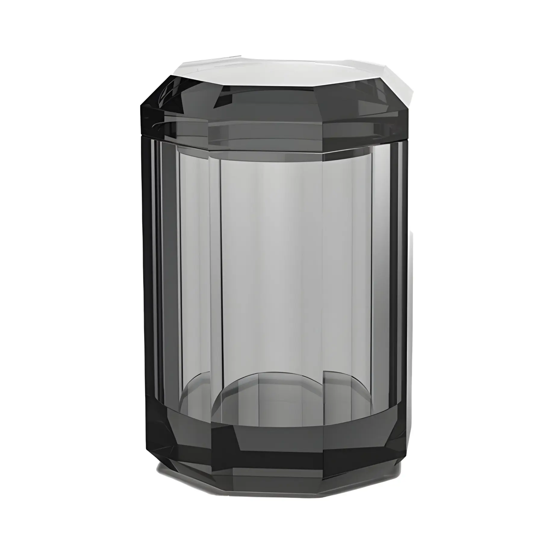 Контейнер із кришкою Kristall, скло чорне