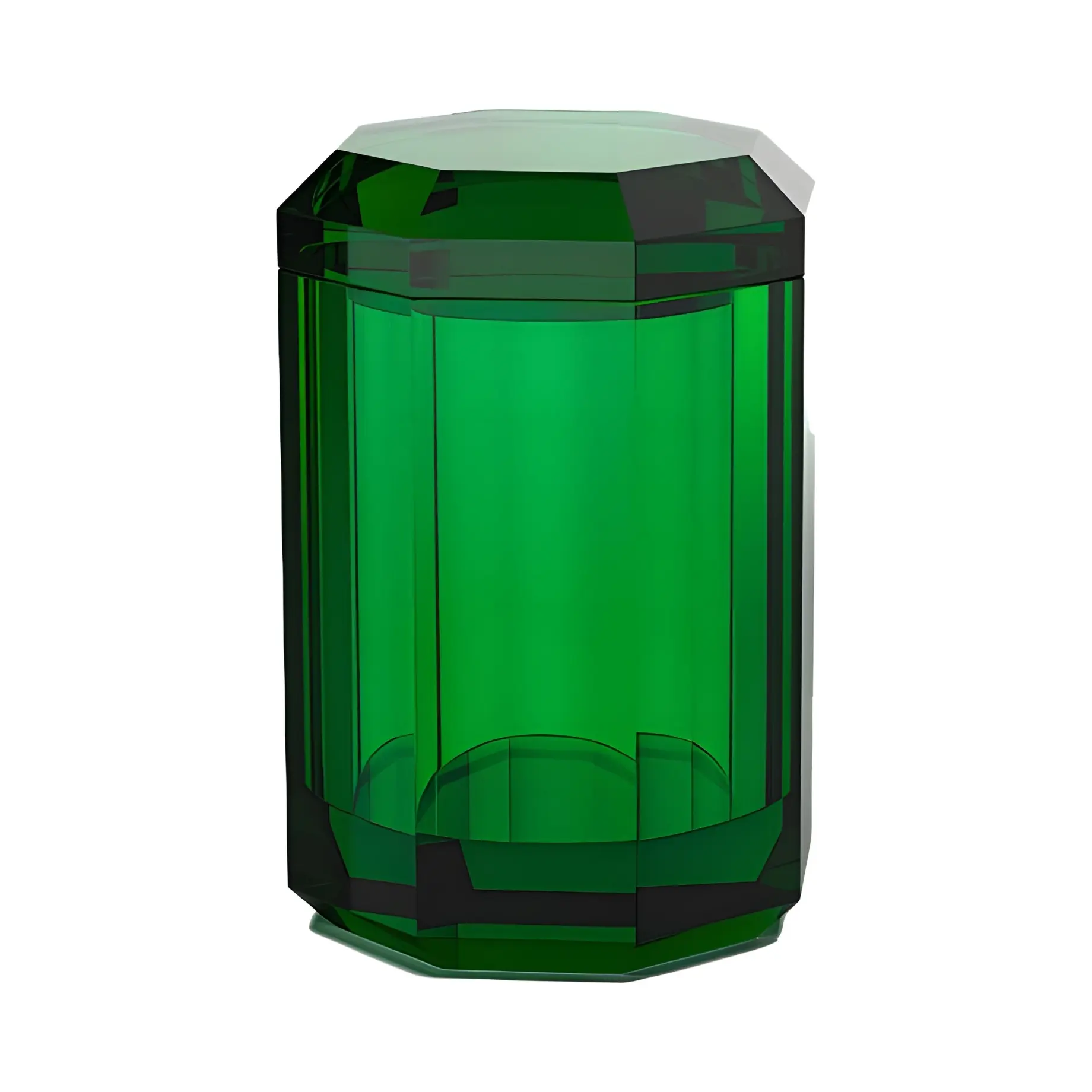 Контейнер із кришкою Kristall, скло зелене