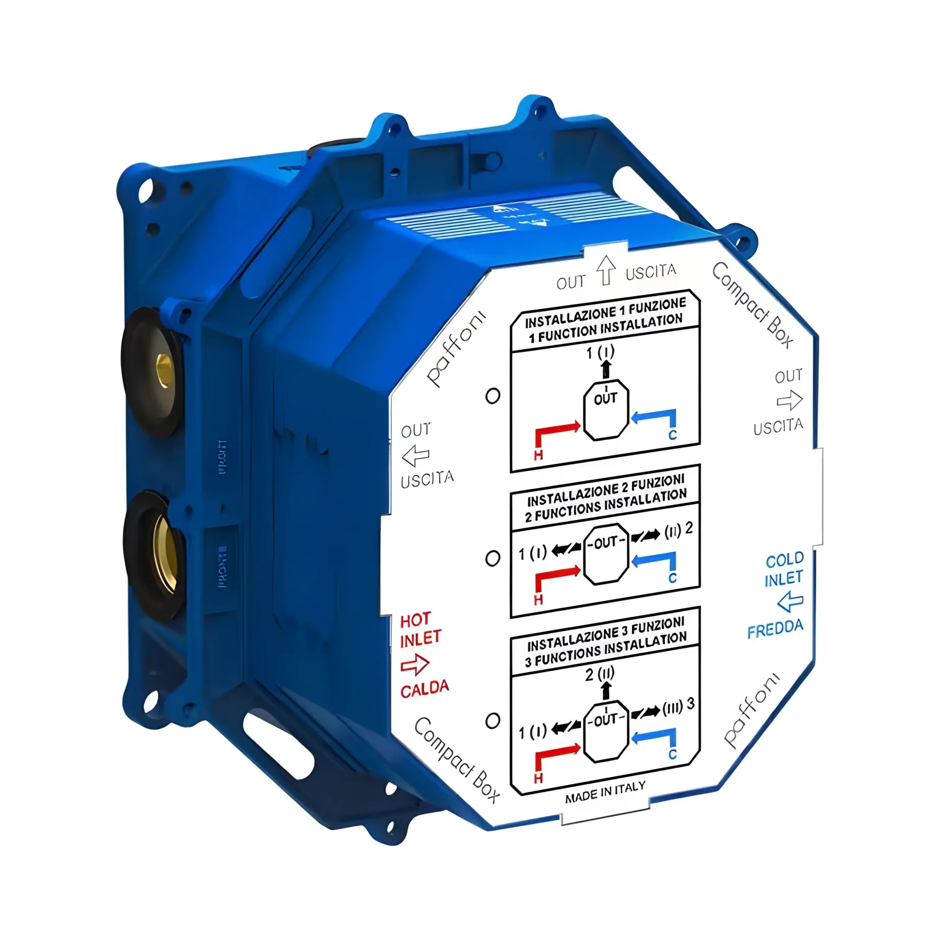 Вбудована частина для настінного змішувача  Compact Box