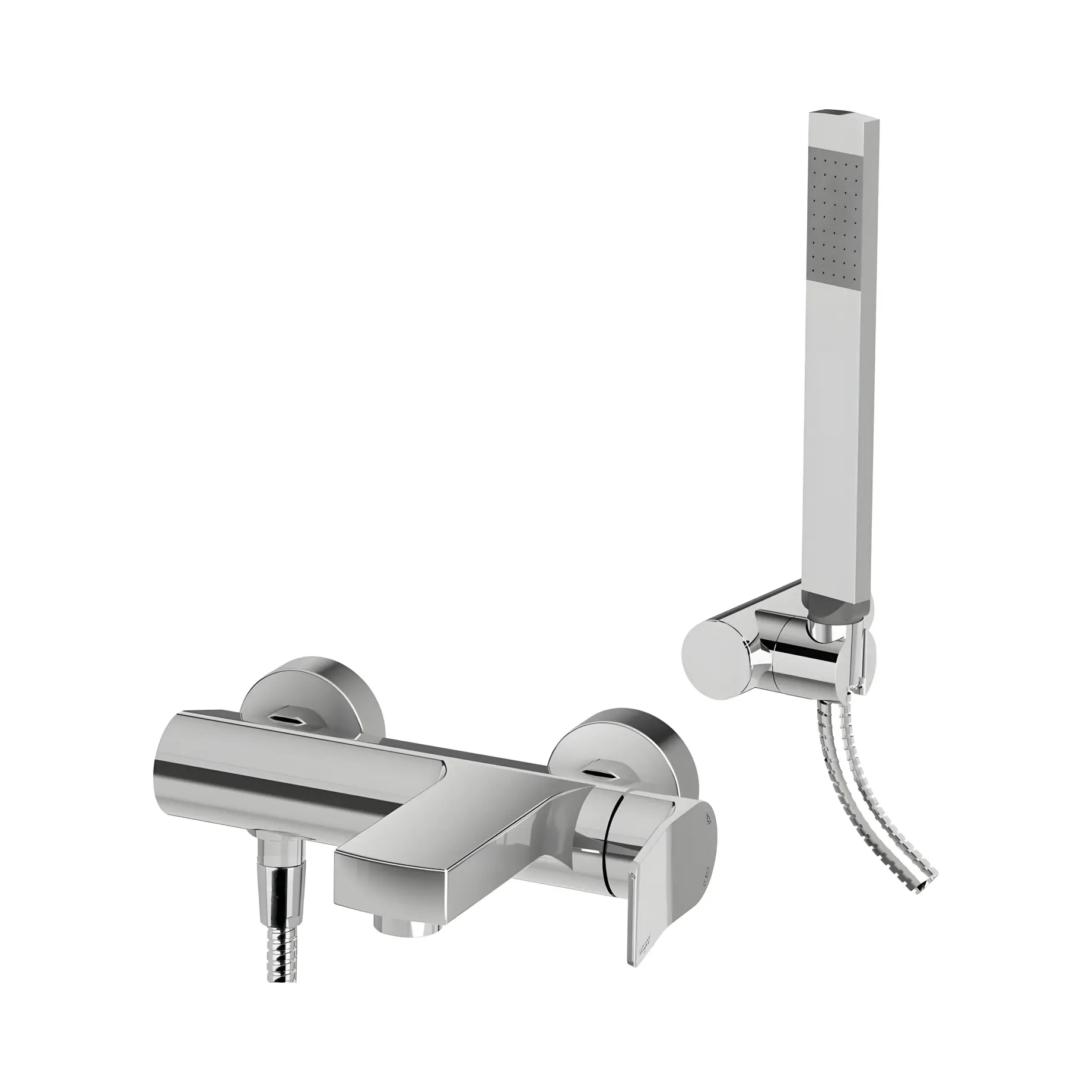 Змішувач для ванни  Tilt з регульованим душовим гарнітуром