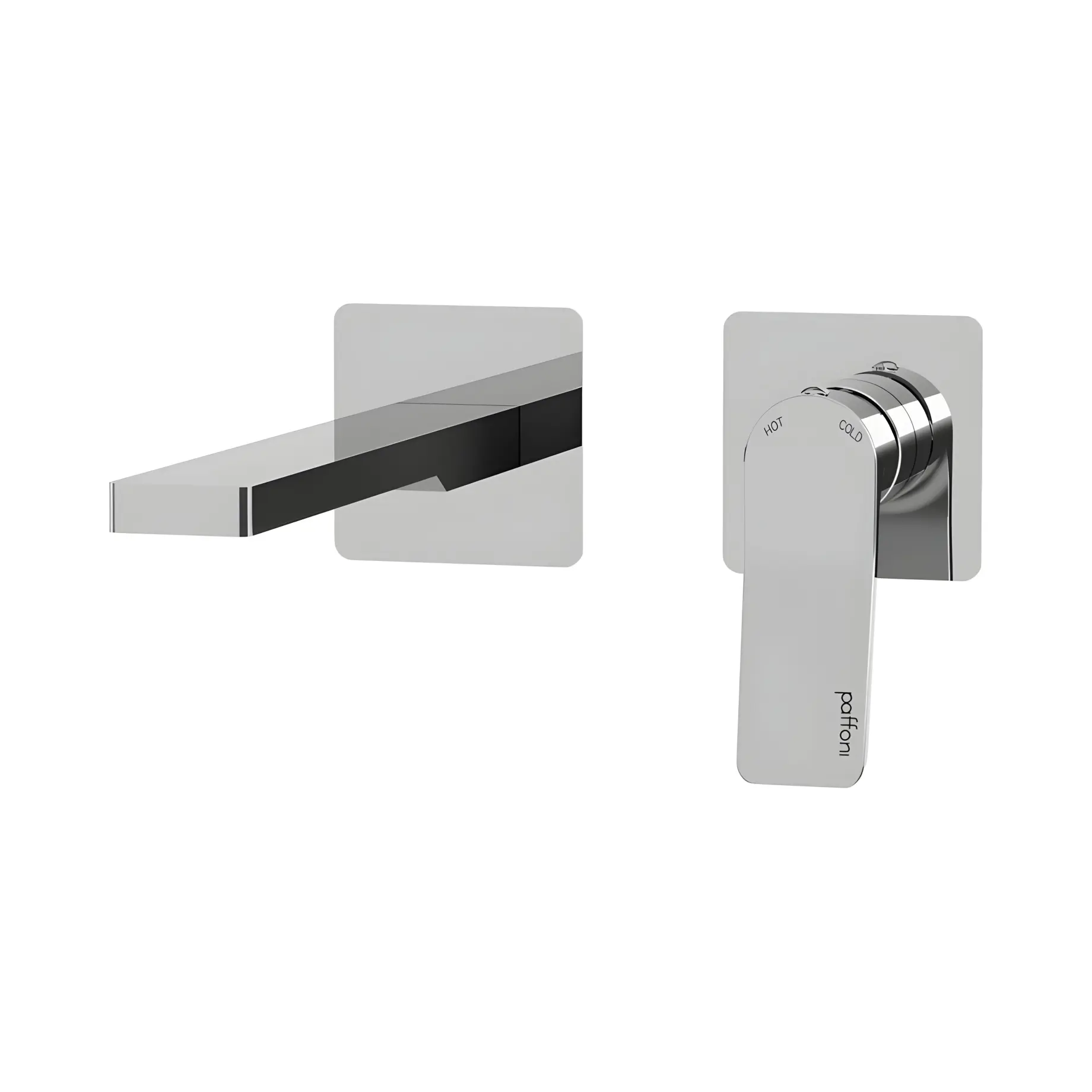 Змішувач для раковини настінний  Tilt вилив 200 мм