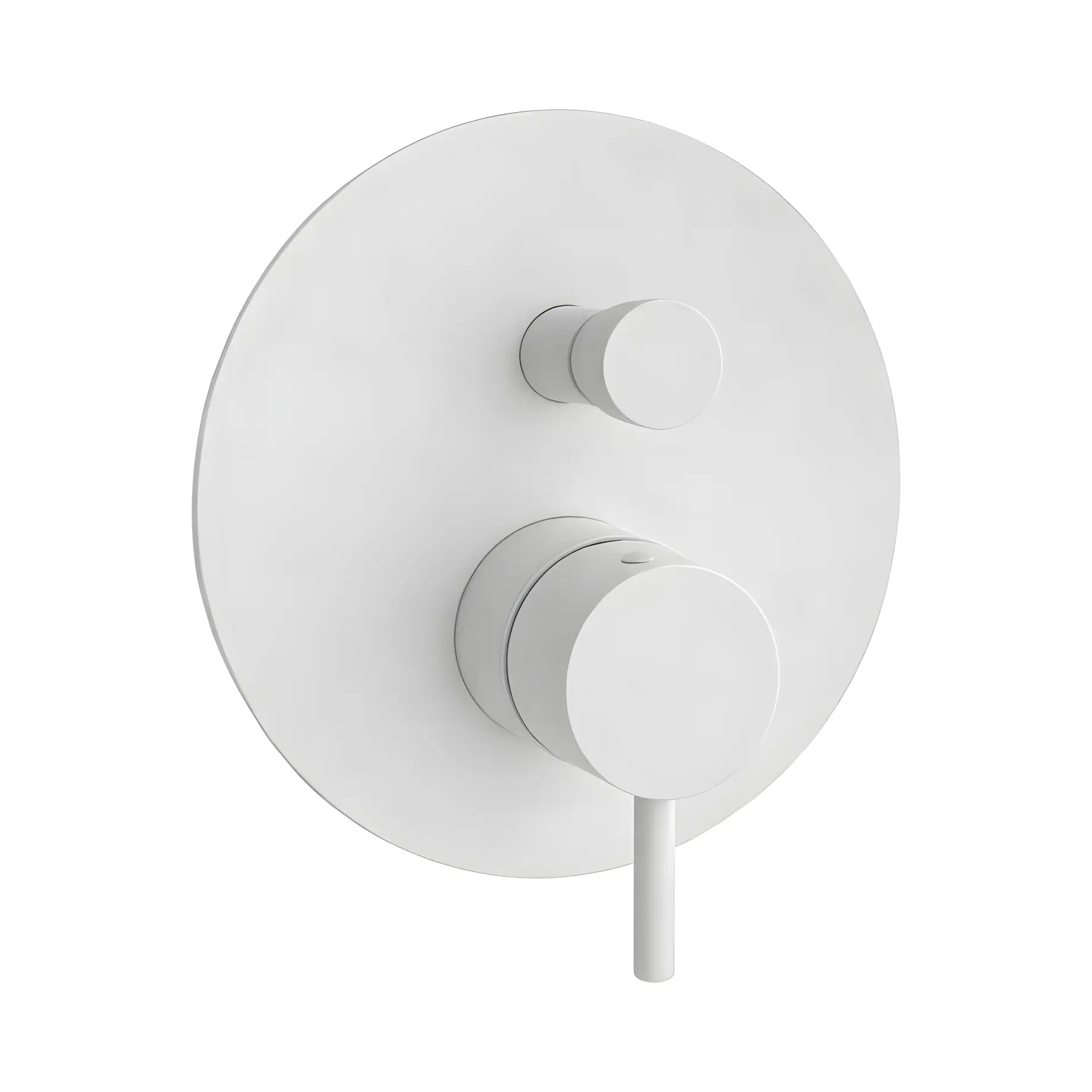 Змішувач для душу  Light без частини що вбудовується з металевою накладкою