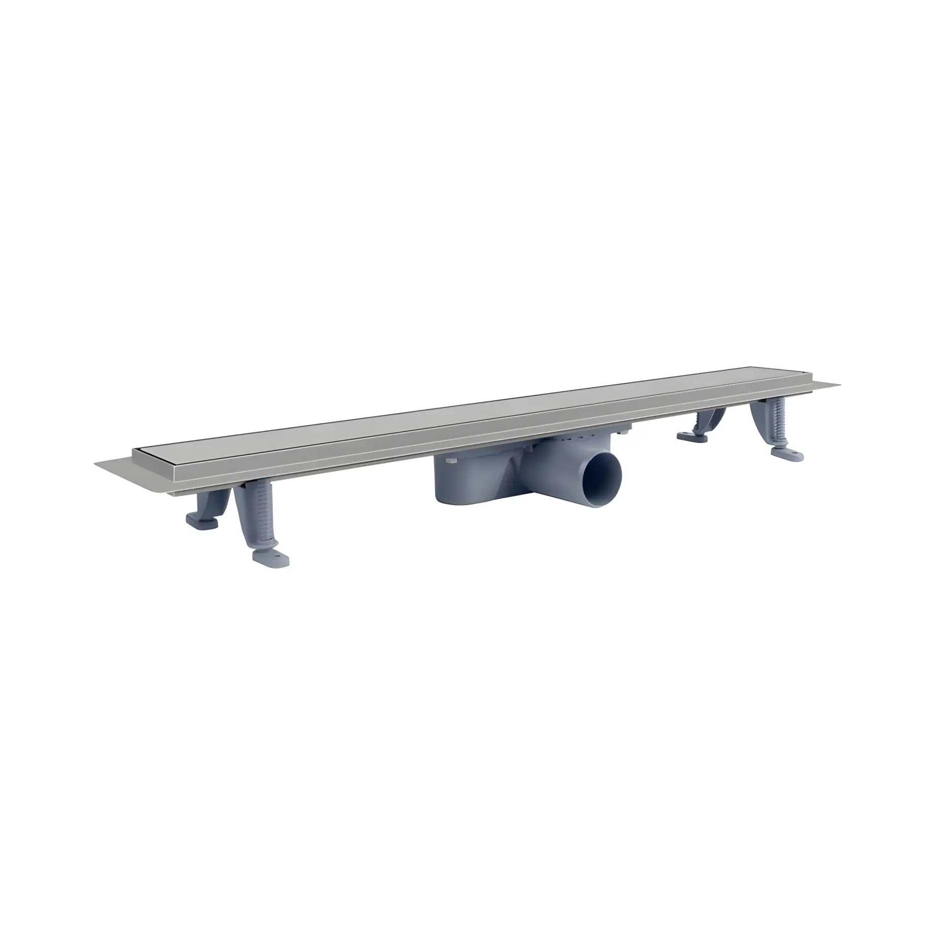 Душовий канал Universal 60 з нержавіючої сталі та низьким сифоном і накладкою