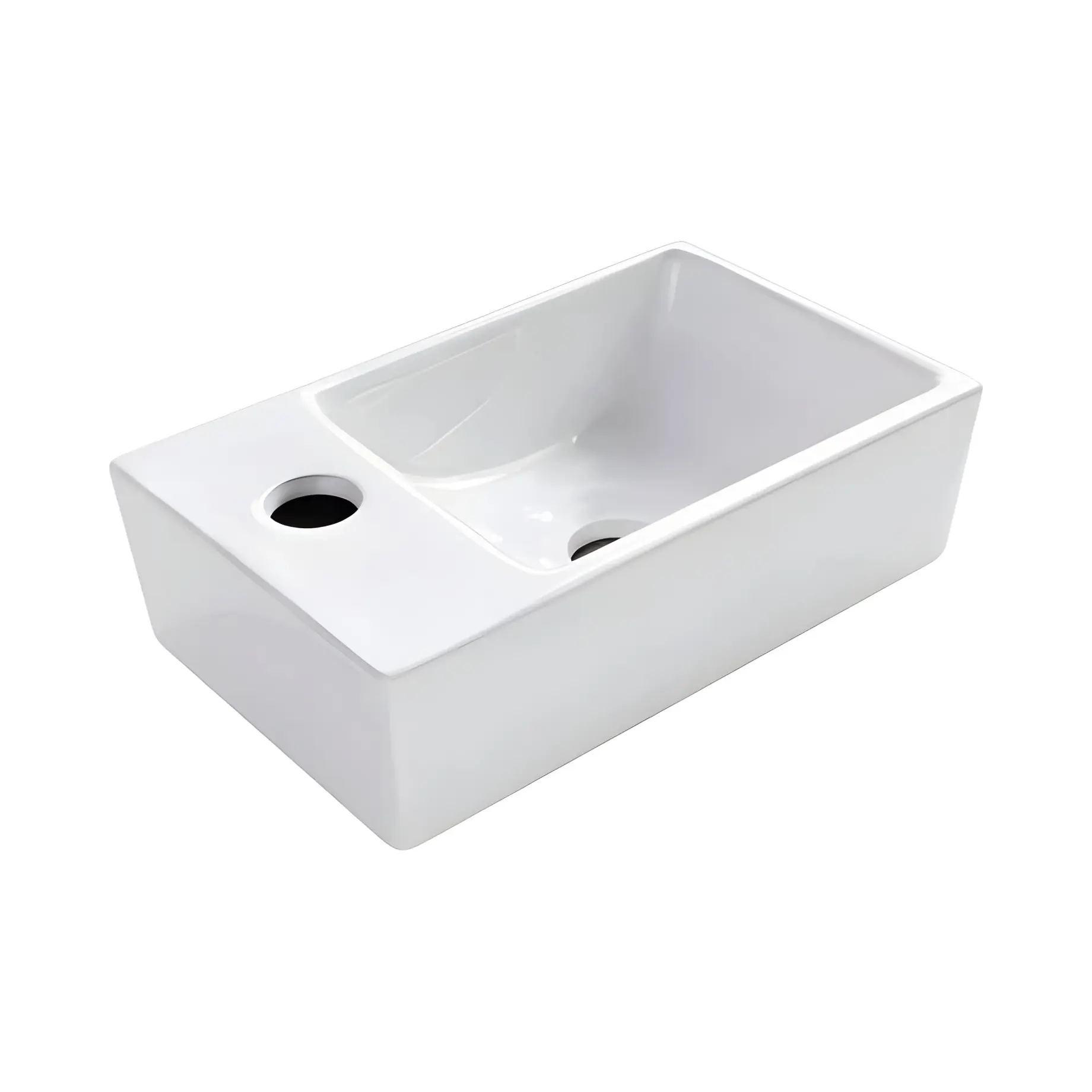 Умивальник Linea, 1 отвір під змішувач зліва