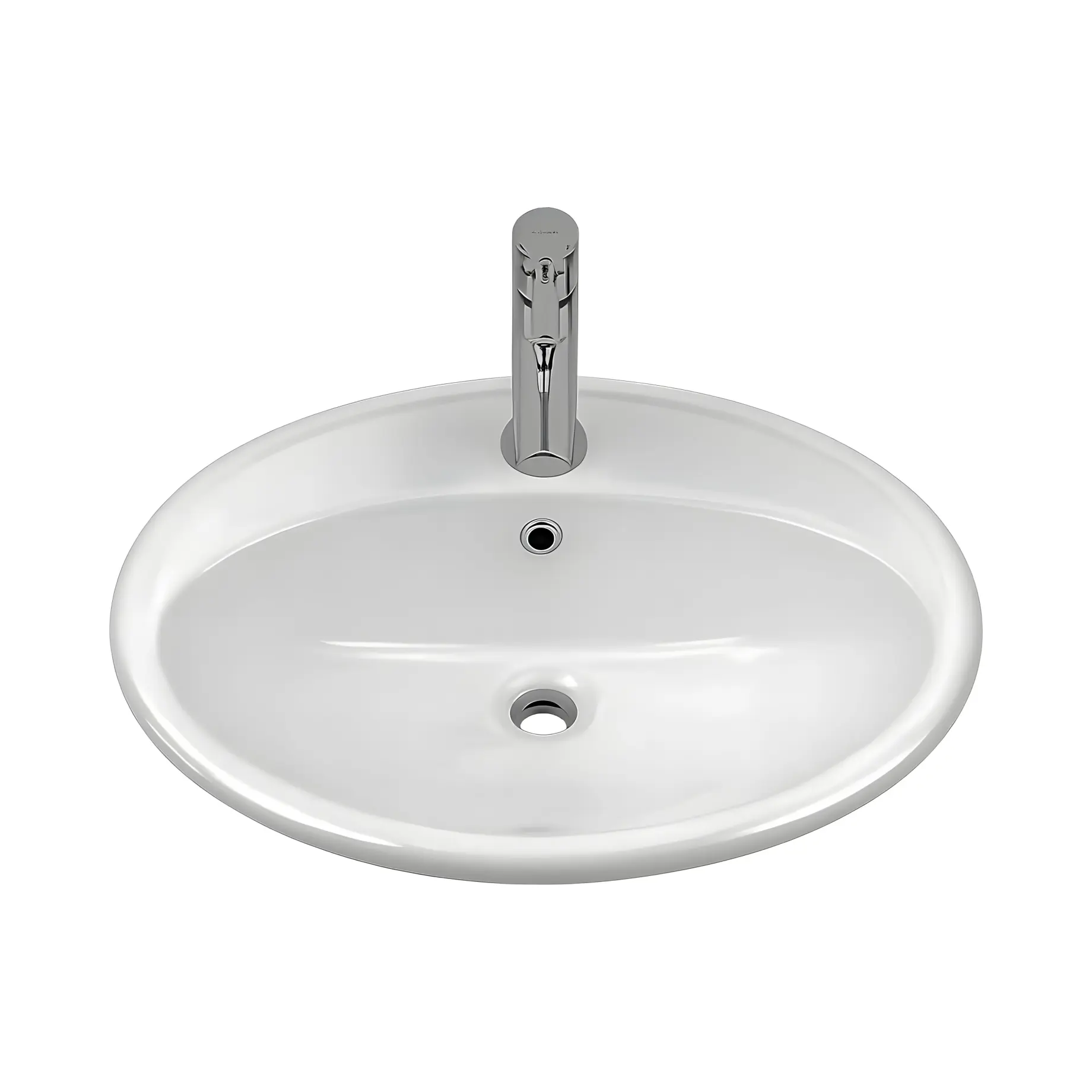 Умивальник Ovale без донного клапана