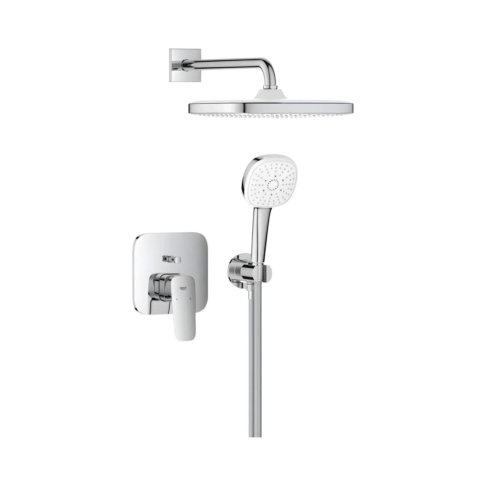 Душова система прихованого монтажу Cubeo з Tempesta 250 без вбудованої частини SmartBox