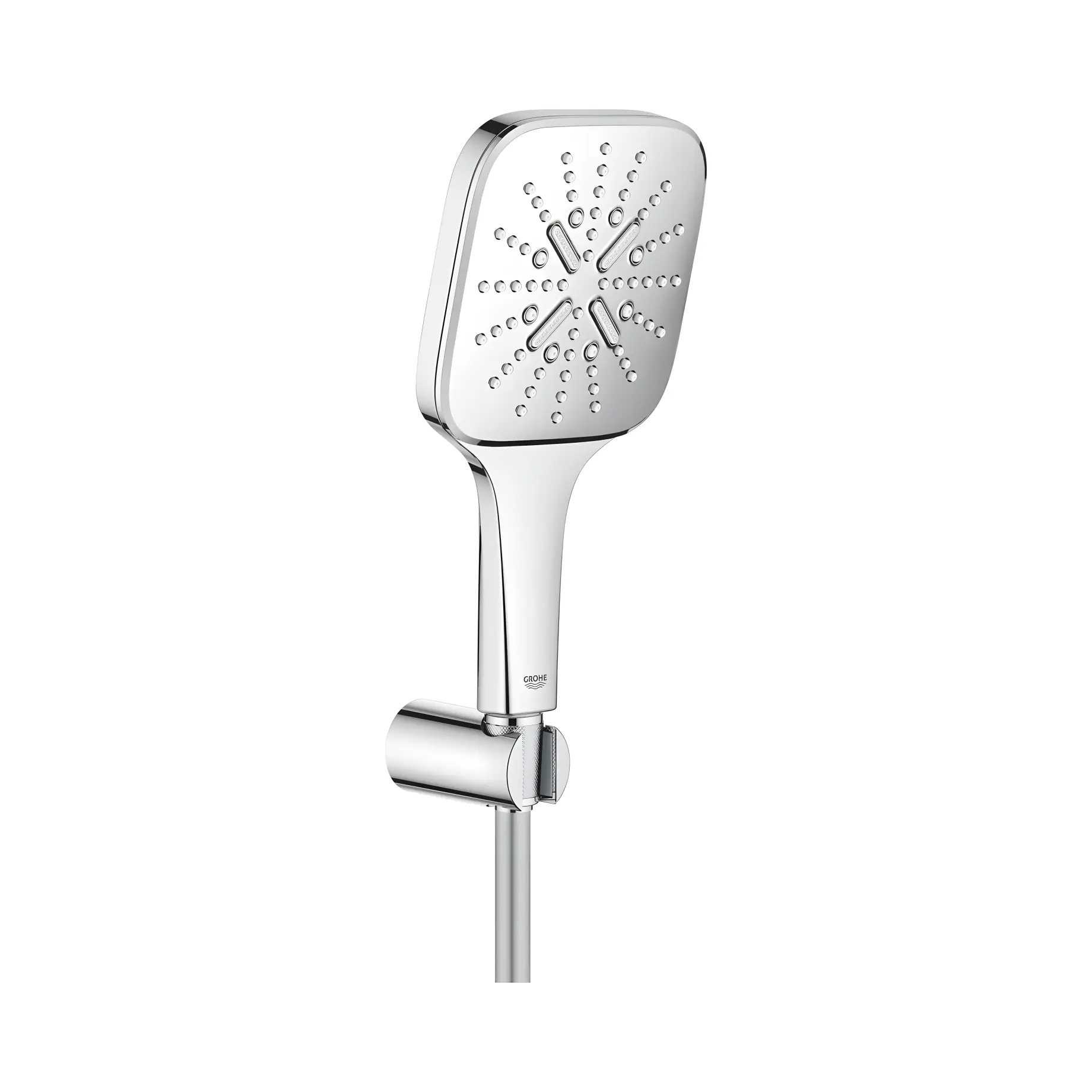 Душовий гарнітур на 3 типи струменю Rainshower SmartActive 130 Cube