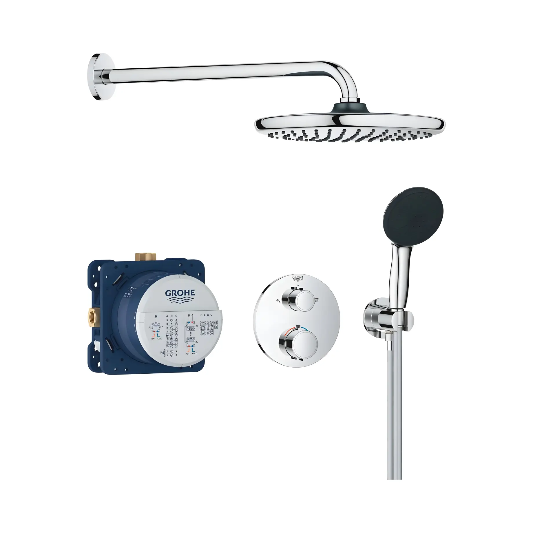 Душова система прихованого монтажу Precision з Vitalio Start 250