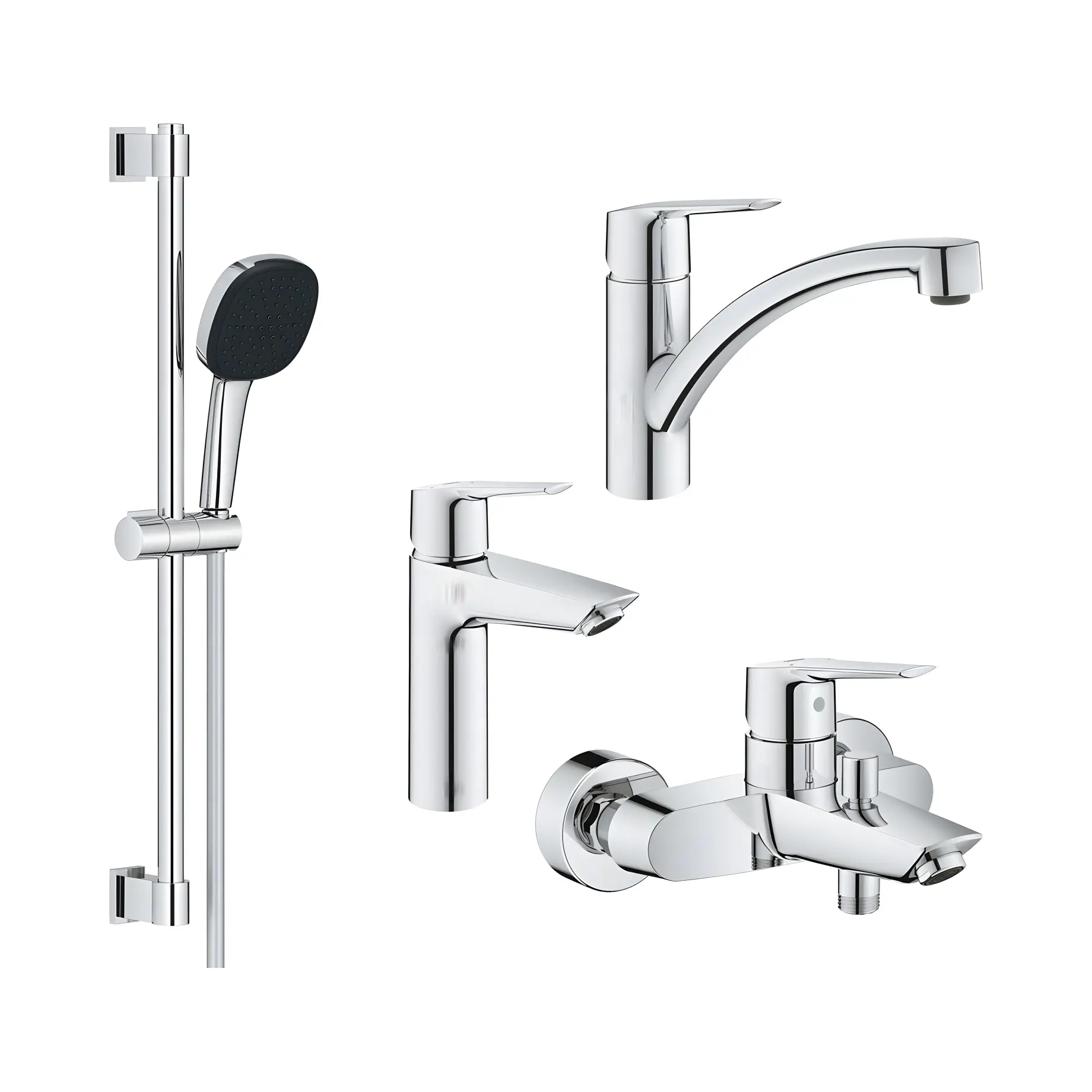 Набір змішувачів для ванни та кухні 4 в 1 Start QuickFix