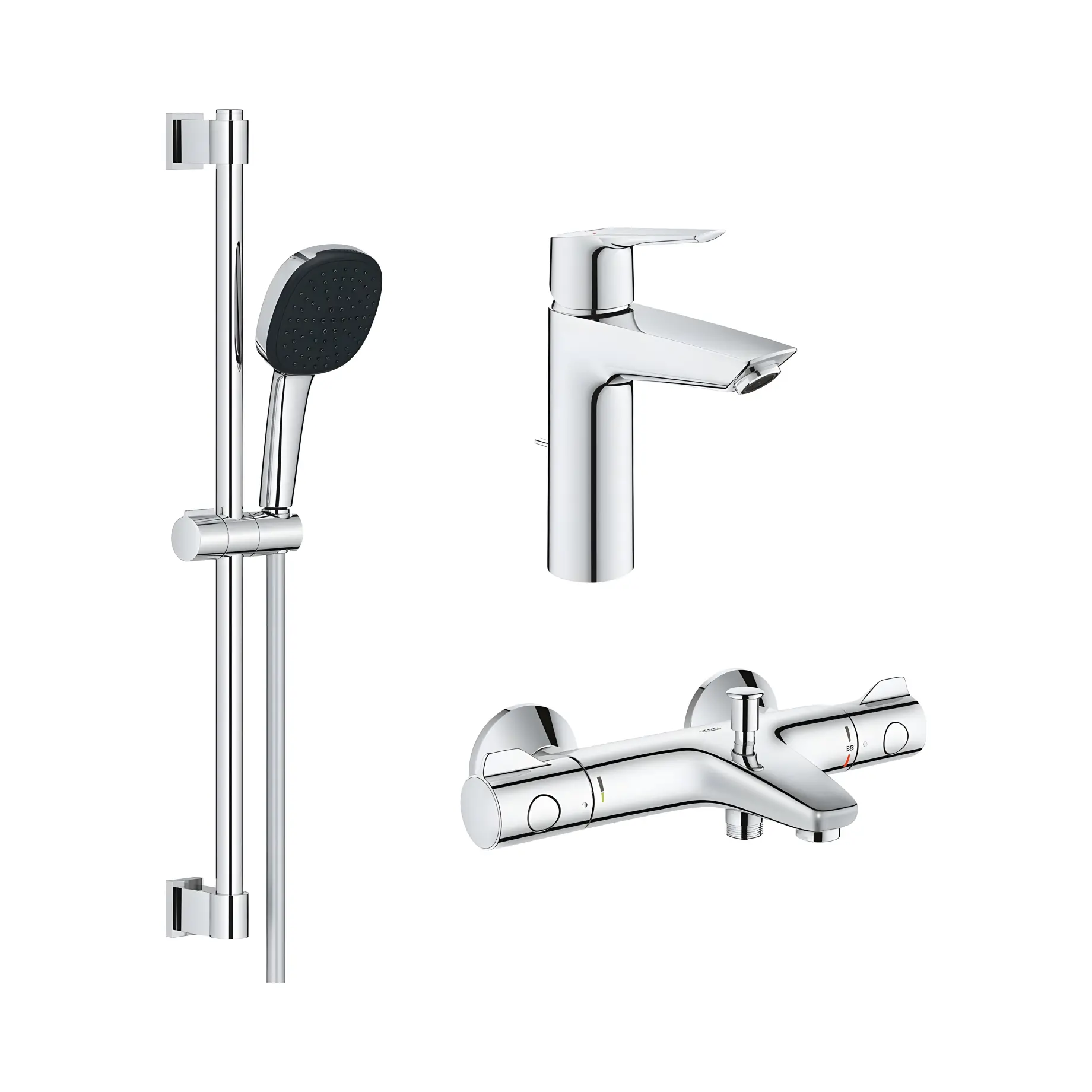 Набір змішувачів для ванни 3 в 1 Start QuickFix