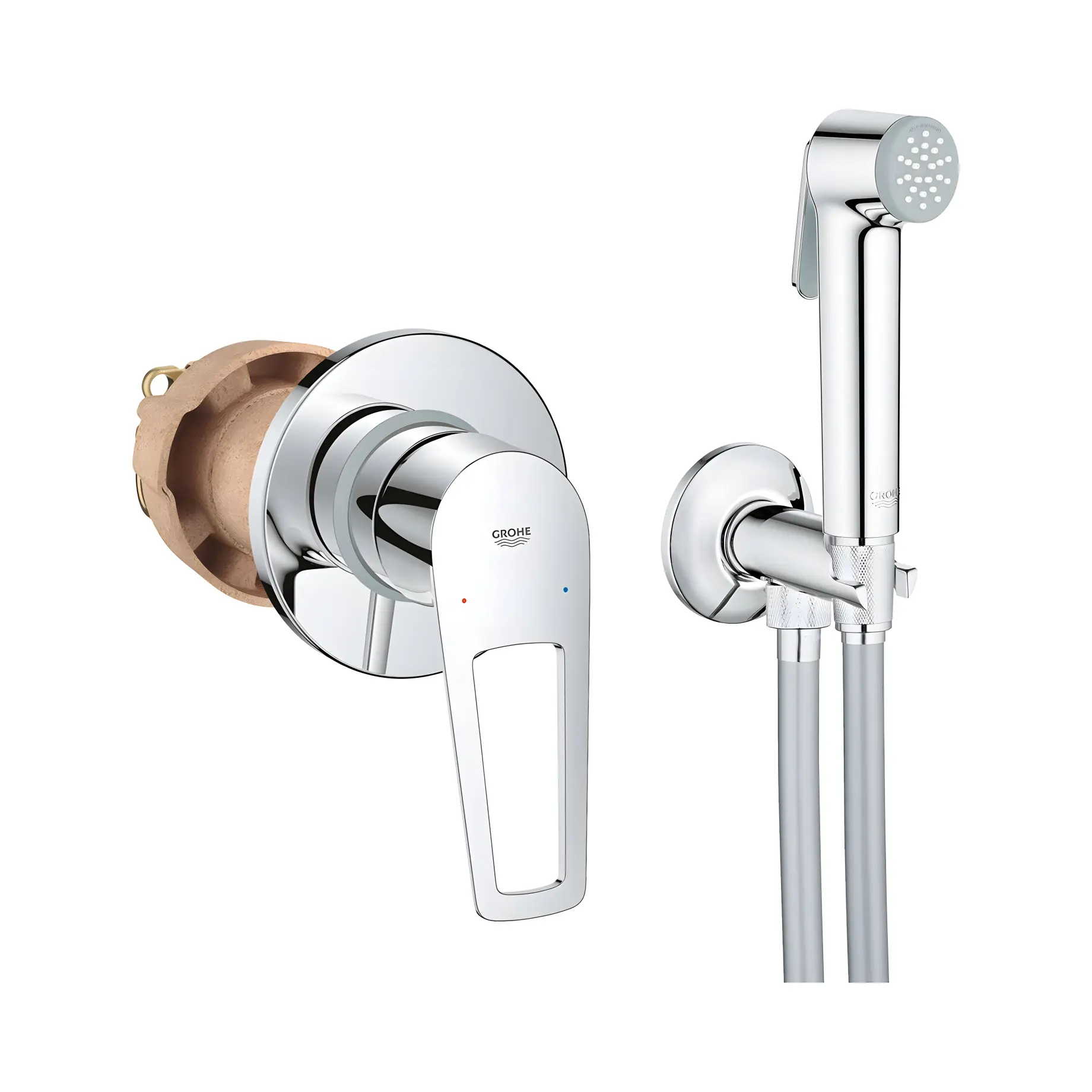 Комплект гігієнічного душу Bau Loop & Vitalio trigger spray