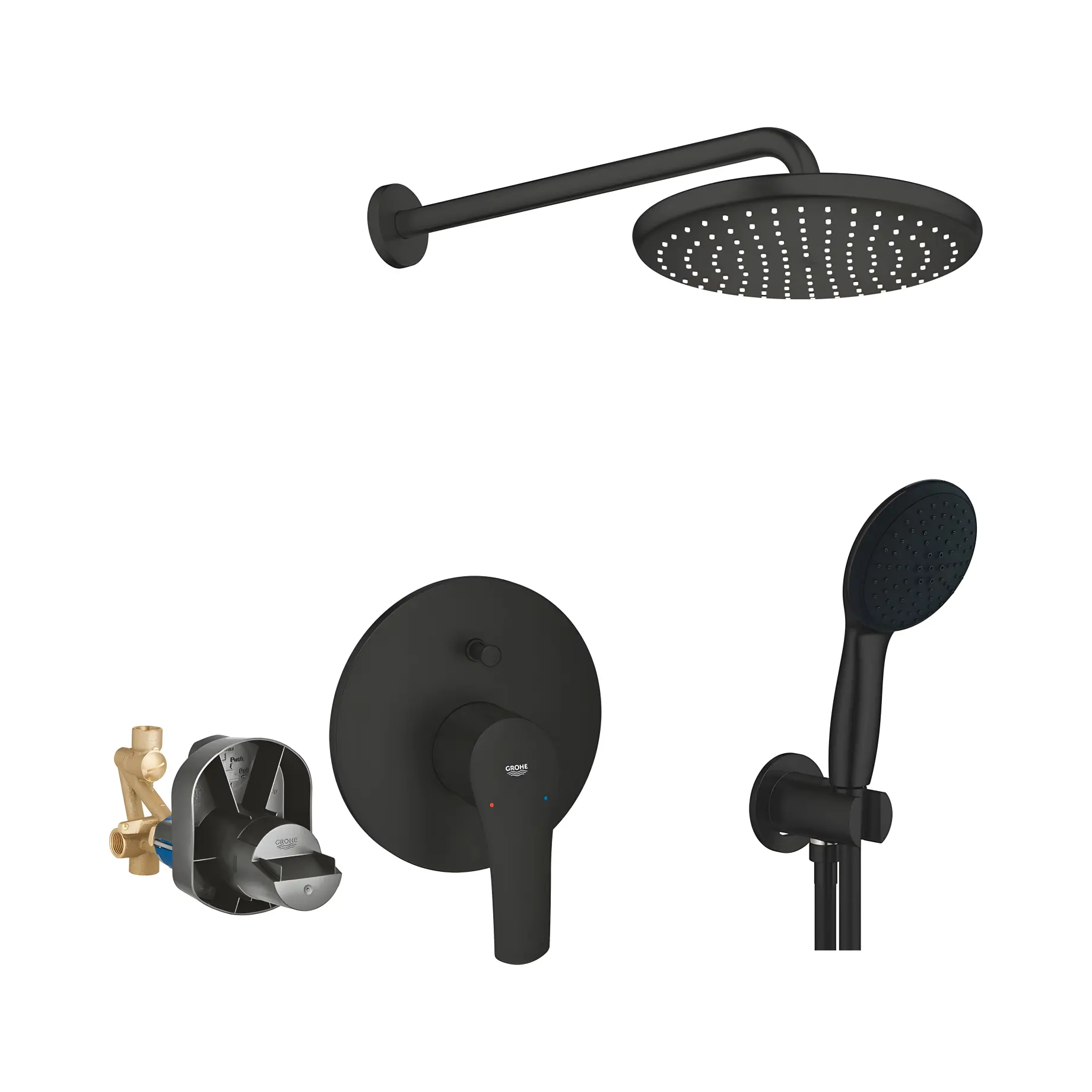 Душова система прихованого монтажу Eurosmart з Tempesta 250