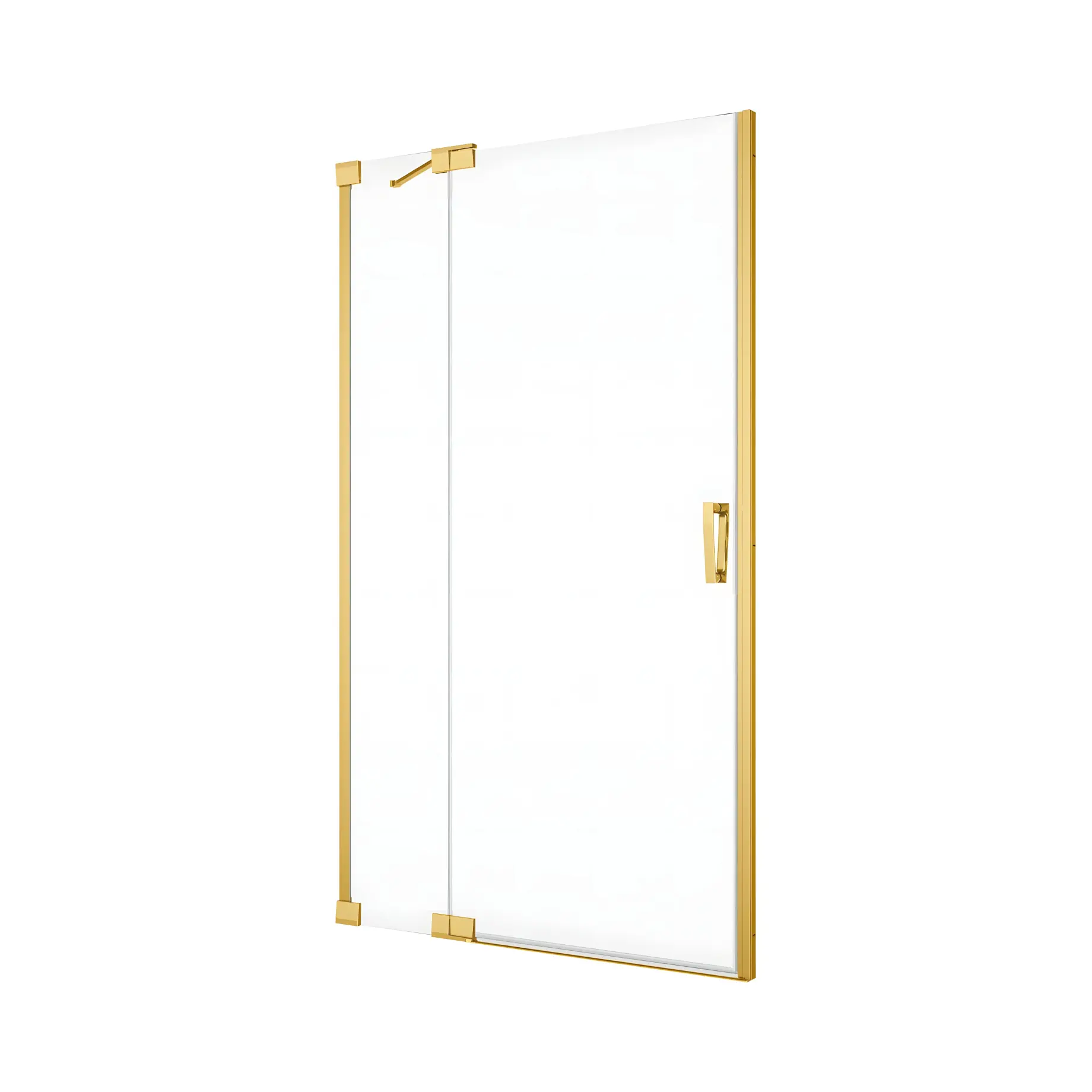 Душові двері з фіксованою стінкою Cadura GoldLine